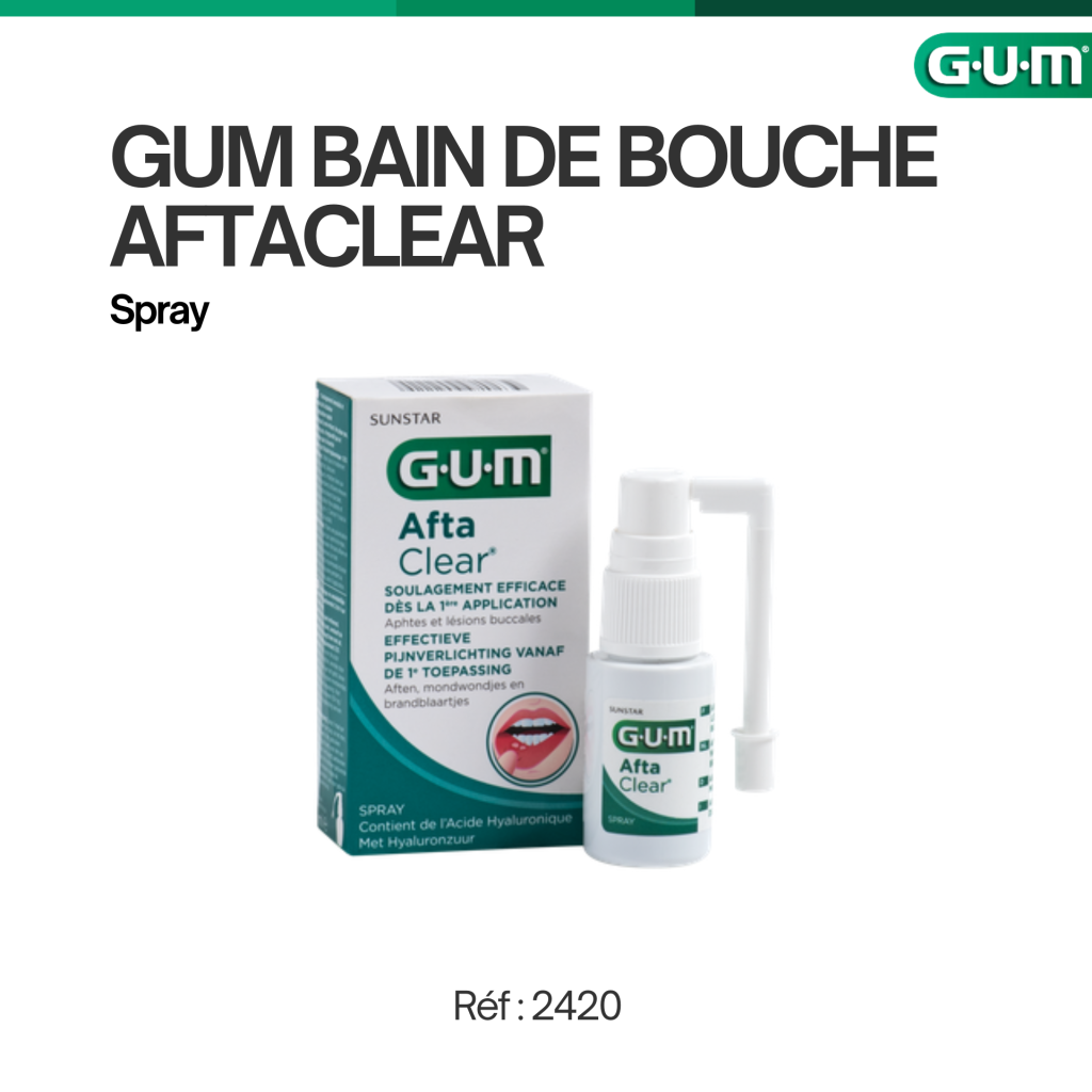 gum bain de bouche Aftaclear