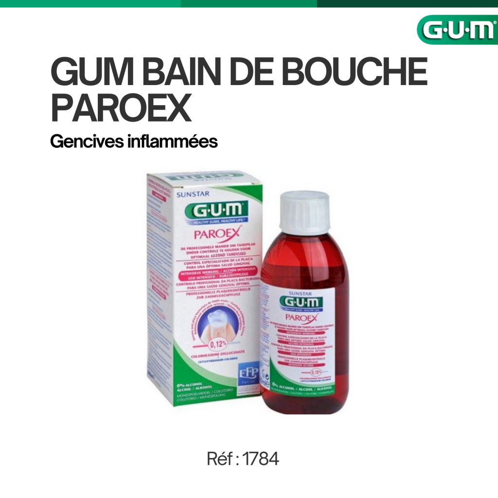 gum bain de bouche paroex